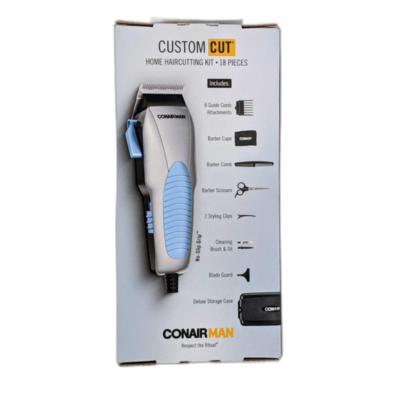 NEW CONAIR Man Custom Cut Clippers 18-piece Haircut Kit - Picture 2 of 5